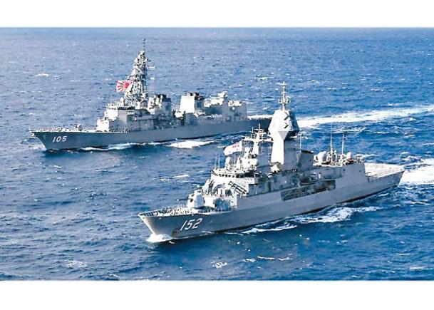 夥澳艦軍演日本提供武器等防護 熊猫时报 夥澳艦軍演日本提供武器等防護 熊猫时报